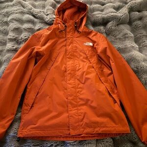The North Face Men's Orange Rain Jacket